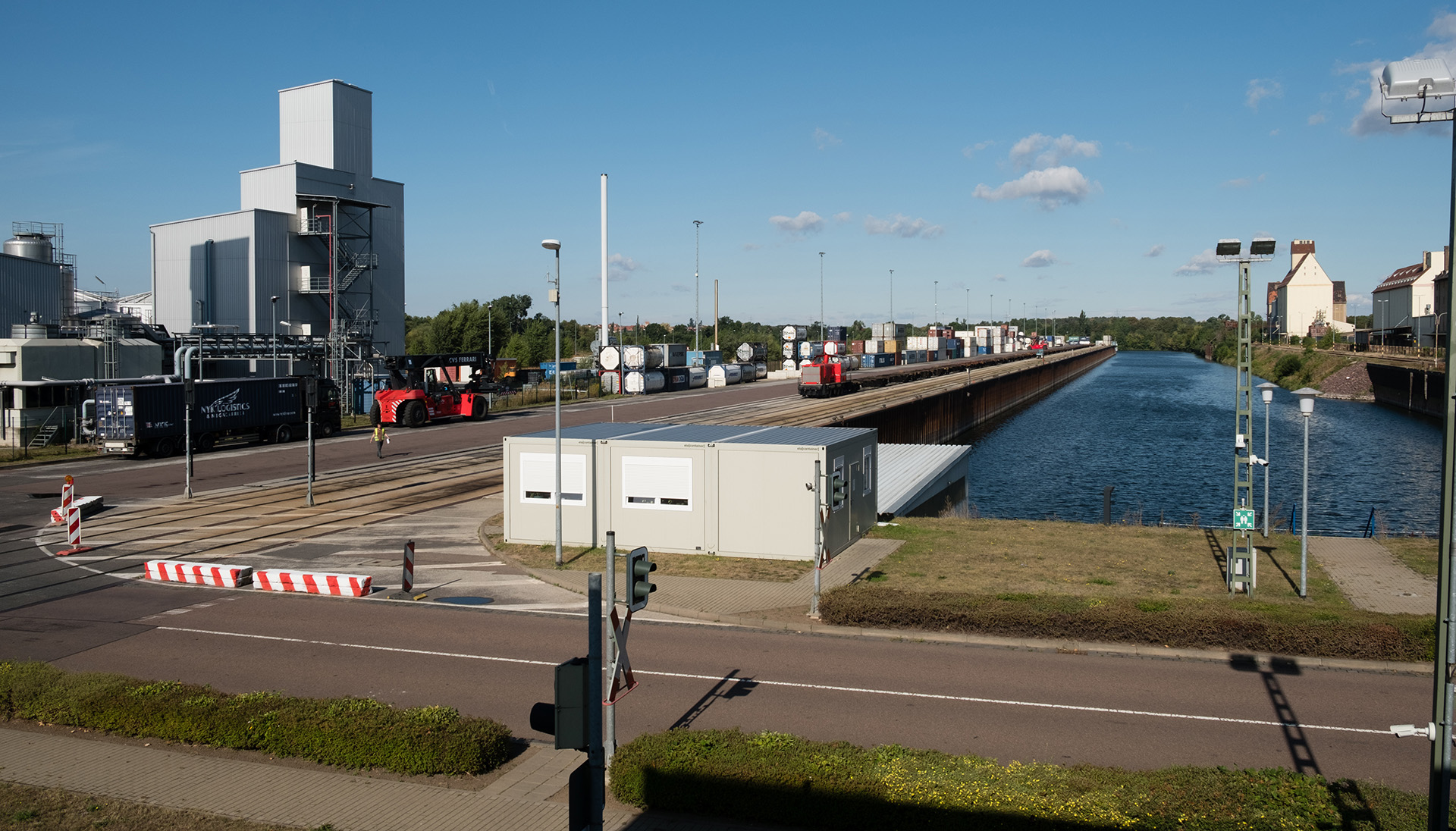SWH, Hafen Halle GmbH, Hafenbetrieb, Containerterminal