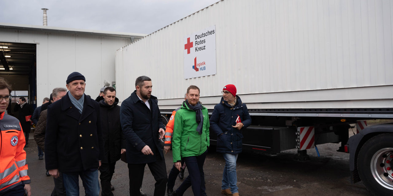 Netzwerkmitglied Sachsenland unterstützt Hilfslieferung für die Ukraine
