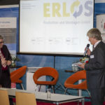 Dr. Matthias Schmidt, Geschäftsführer ERLOS Produktion und Recycling GmbH und Moderator Klaus Dieter Bugiel