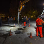 Demonstration einer Kanalreinigung