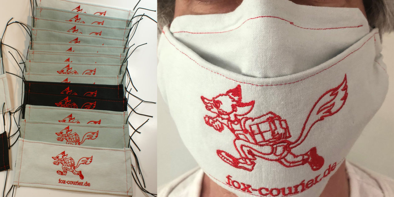 Selbst ist der Fuchs  – fox-Atemmasken für Mitarbeiter und Freunde des Unternehmens