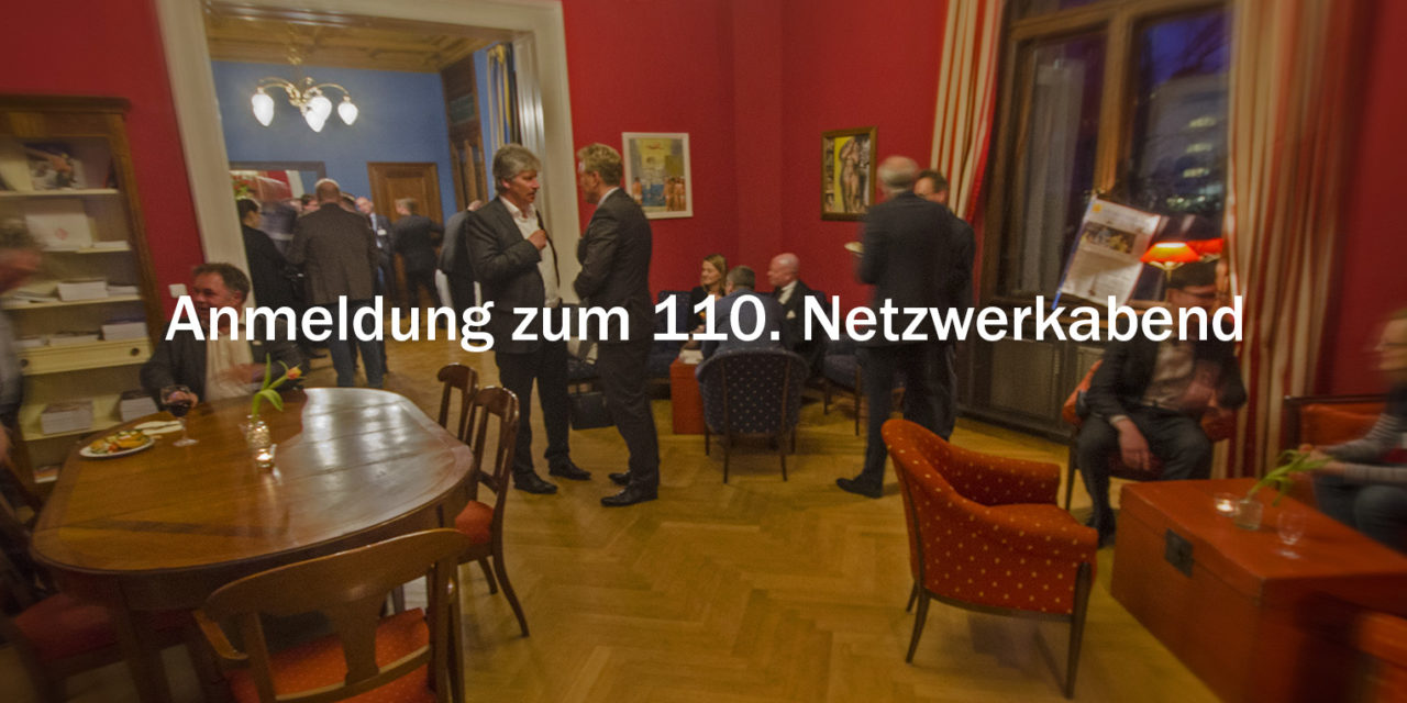 Anmeldung 109. Netzwerkabend
